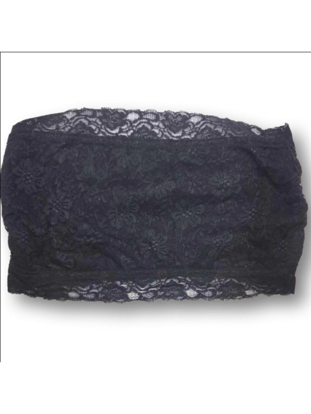 Women's Lei Black Lace Bandeau XL
